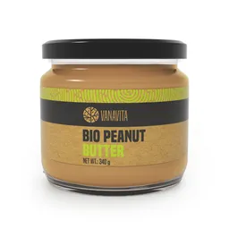 GymBeam Bio VanaVita BIO Erdnussbutter 340 g Smooth – Produktbild 1 von 1