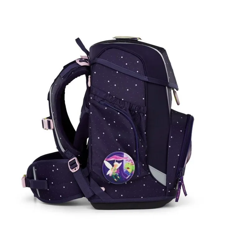 Ergobag Ergobag Schulranzen Cubo (5tlg., inkl. Sportbeutel, Federmäppchen, Schlampermäppchen und Kletties), Sternguckbär, – Produktbild 4 von 5