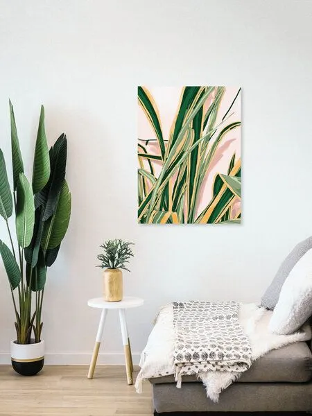 Photocircle Photocircle Poster / Leinwandbild - Blush Botanical Unfolding – Produktbild 4 von 4