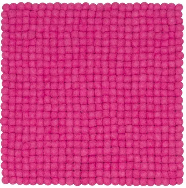 myfelt myfelt Filzkugel Sitzauflage (⌀ 36 cm, 36 x 36 cm), Pink (lilli), – Produktbild 1 von 4