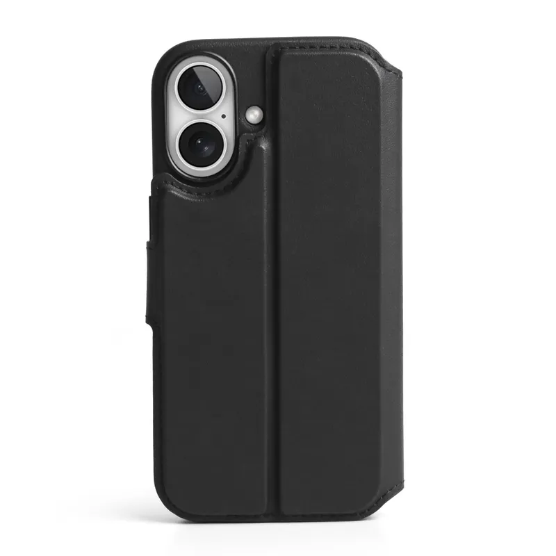 VONMÄHLEN Vonmählen Vegan Leder Folio für iPhone 17 Schwarz iPhone 17 Lederimitat – Produktbild 1 von 1
