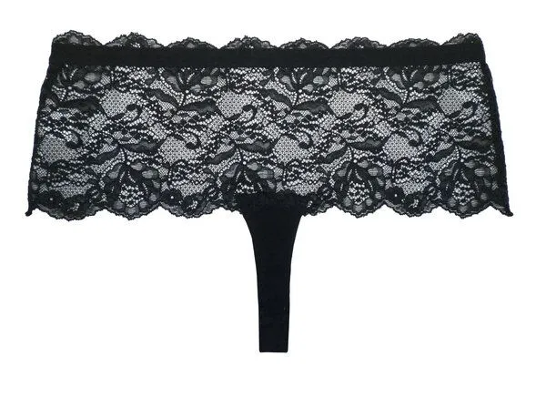 Frija Omina Frija Omina Bio Boxer-String Eve, Schwarz, – Produktbild 3 von 3
