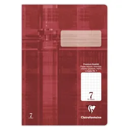 Clairefontaine Clairefontaine Schulheft Bordeaux kariert A4 16 Blatt – Produktbild 1 von 1