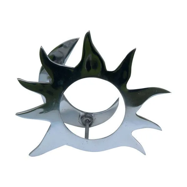 Mitienda Shop Mitienda Shop Weinflaschenhalter aus Zinn "Mond & Sonne" – Produktbild 3 von 4
