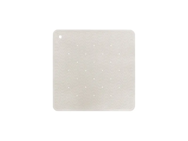 HEVEA Hevea Duschmatte Wave marble 52,5 x 52,5 cm, Naturkautschuk – Produktbild 3 von 5