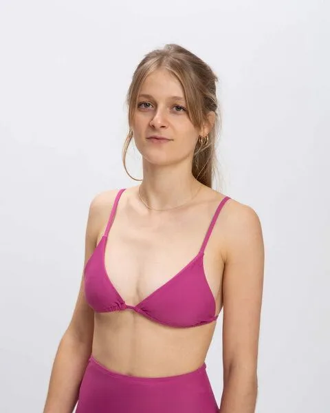 MATONA Matona Triangel Bikini-Oberteil aus Econyl für Frauen / Triangle Bikini Top, Purple, – Produktbild 1 von 4