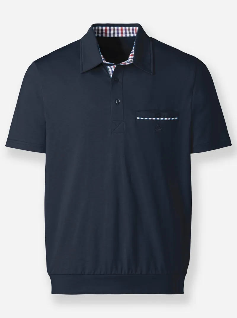 marco donati Kurzarm-Shirt, Marine, – Produktbild 1 von 2