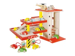 Nemmer Nemmer Großes Kinder Parkhaus aus Holz Parkgarage aus Holz mit 3 Etagen – Produktbild 1 von 1