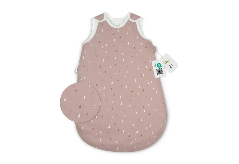 Ehrenkind Ganzjahresschlafsack Schlafsack Rund 2.5 TOG, Bio-Baumwolle, Baby Schlafsack (Standard 100 by OEKO-TEX, 100% Bio-Baumwolle, 2.5 TOG, Ganzjahresschlafsack), Schlafsack Baby 2.5 TOG, Babyschlafsack, Rosa, – Produktbild 1 von 6