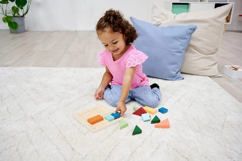 eichhorn eichhorn Puzzle Montessori Formenpuzzle, 12 Puzzleteile, Bunt, – Produktbild 4 von 5
