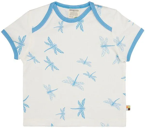loud + proud loud + proud Babys & Kinder T-Shirt Druck, GOTS-zertifiziert, Basin(blau), – Produktbild 1 von 2