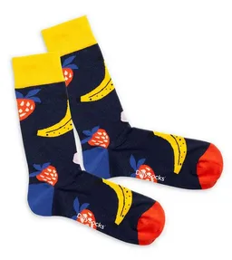 DillySocks DillySocks Socken Fruit of the Boom aus Biobaumwoll-Mix – Produktbild 1 von 1