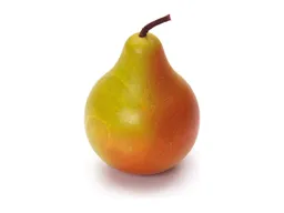 Erzi Birne, grün-rot 4,2x4.2x6.7cm – Produktbild 1 von 1