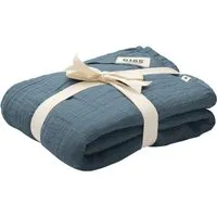 BIBS BIBS Pucktuch Bio-Baumwolle Musselin Petrol Maße 120 x 120 cm – Produktbild 1 von 1
