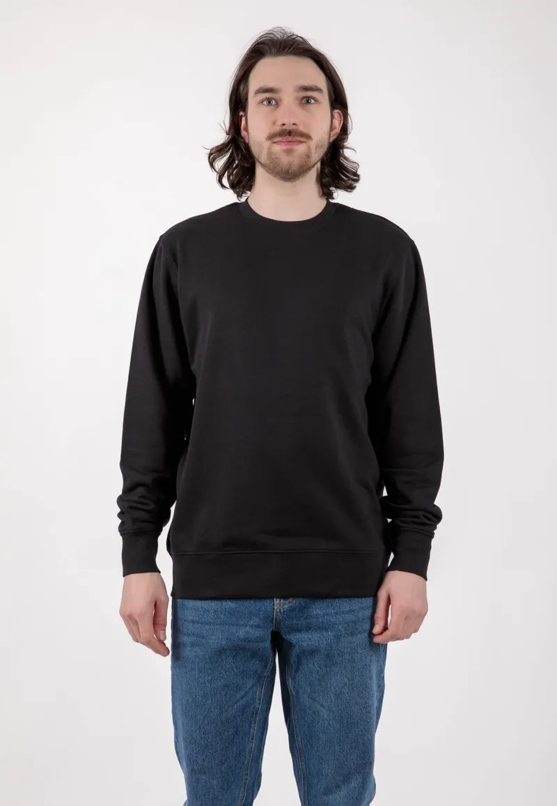 TORLAND TORLAND Herren vegan Pullover Matcher Unisex, Schwarz, – Produktbild 1 von 1
