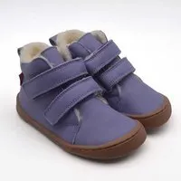 Pololo Pololo Barfuß Winterstiefel aus pflanzlich gegerbtem Leder, unisex, Gr. 22-34, Lila, – Produktbild 1 von 1