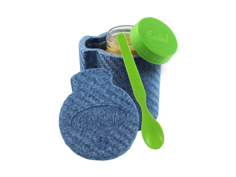 Emil Emil Babyglas im Thermobecher mit Breilöffel 250 ml – Produktbild 1 von 2