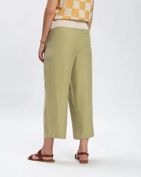 MATONA Matona Hose mit weitem Bein aus Lyocell für Frauen / Tencel Pants, Slate green, – Produktbild 2 von 4