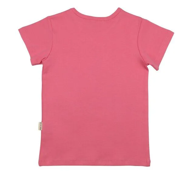 Walkiddy Walkiddy T-Shirt Pink Eiscreme-Frontprint Bio-Baumwolle GOTS – Produktbild 3 von 3