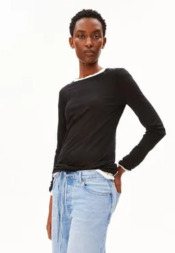 ARMEDANGELS ARMEDANGELS EINIAARA SOFT Damen Longsleeve aus Bio-Baumwolle – Produktbild 1 von 1