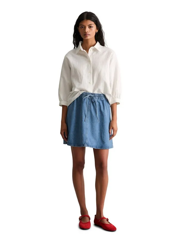 Marc O'Polo DENIM Jeansrock aus reinem Organic Cotton, Blau, – Produktbild 5 von 5