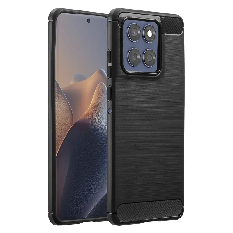 imoshion imoshion Brushed Back Cover für das Motorola Edge 60 Fusion, Schwarz, – Produktbild 1 von 1