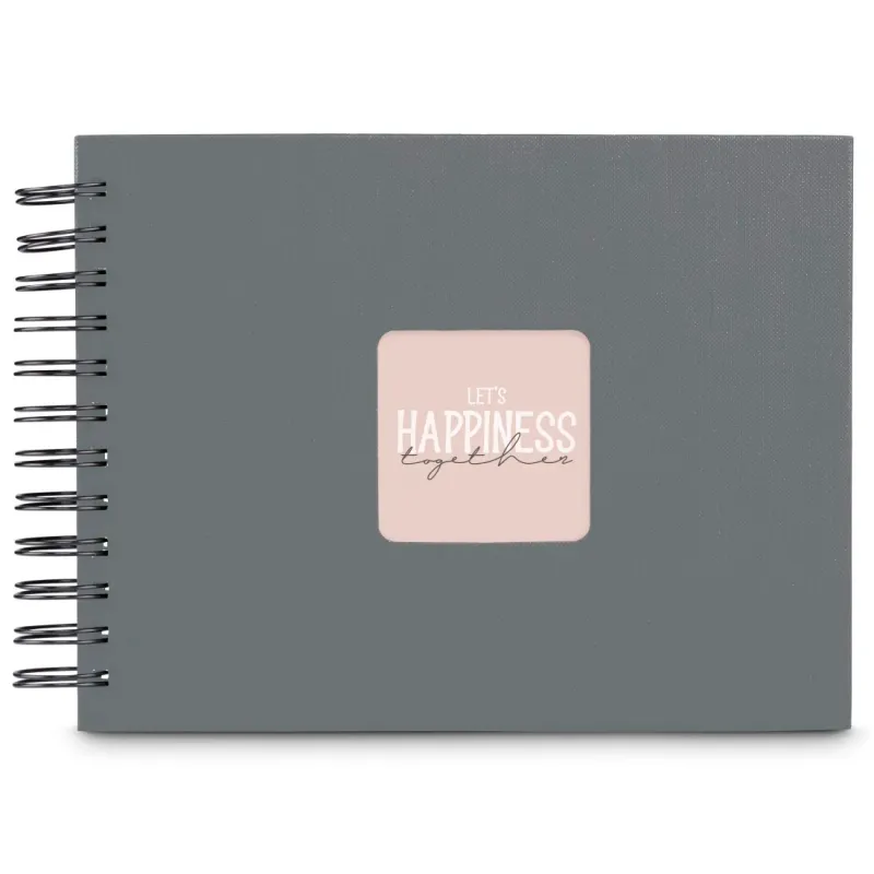 Hama Hama Spiral-Album "Fine Art", 24x17 cm, 50 schwarze Seiten, Steingrau – Produktbild 3 von 5