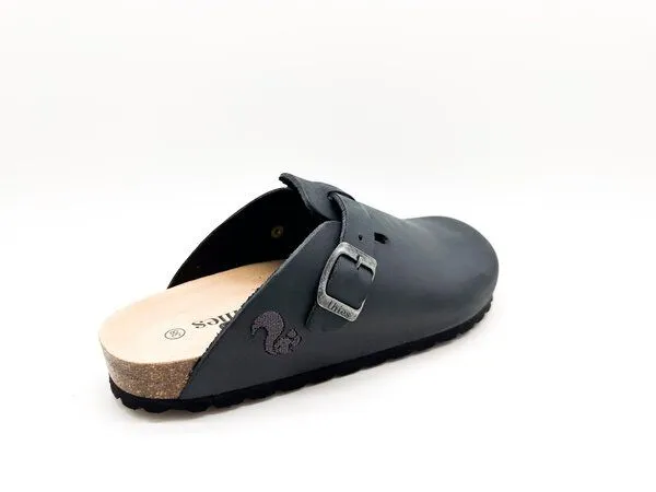 thies thies ® Eco Clogs aus vegetabil gegerbtem Leder, Truffle black, – Produktbild 4 von 4
