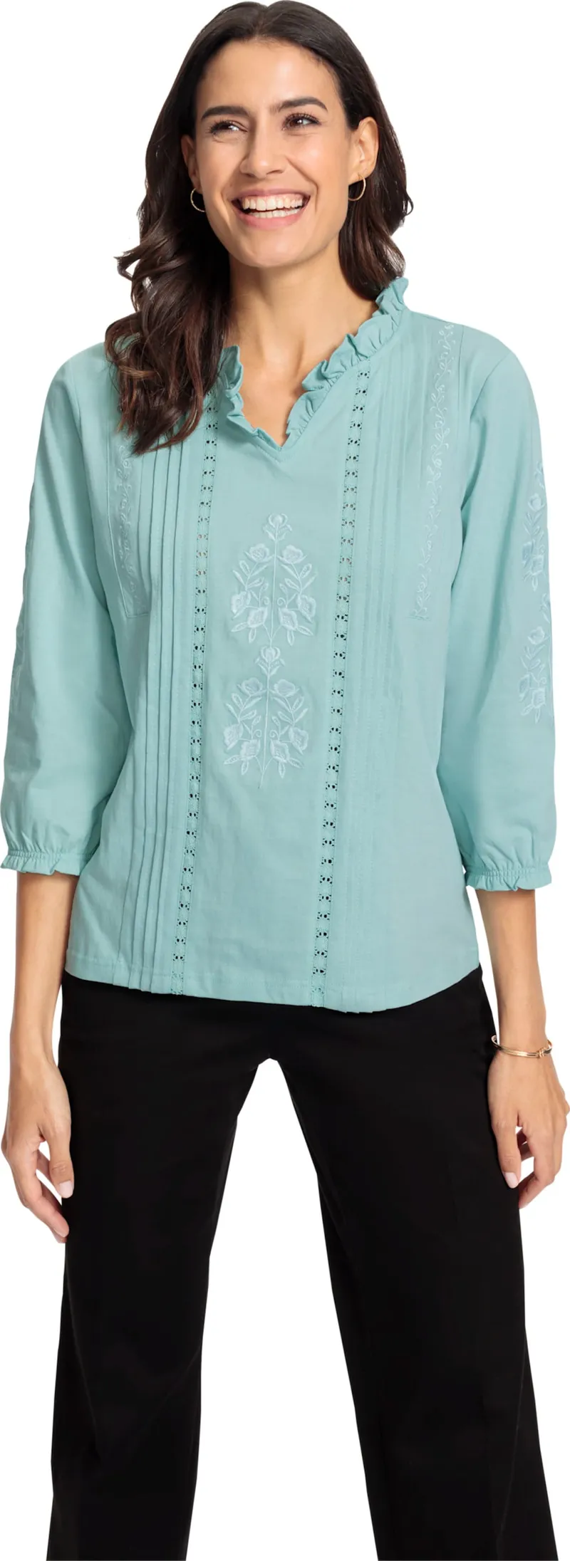 Witt 3/4-Arm-Shirt mint, Mint, – Produktbild 2 von 2