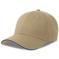 Atlantis Headwear Atlantis Headwear Damen / Herren Sport Cap Baumwolle Metallverschluss, Khaki/navy, – Produktbild 1 von 1