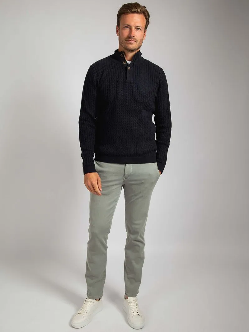 Suitable Suitable Pullover Camock Navy - Größe XXL, Dunkelblau, – Produktbild 3 von 5