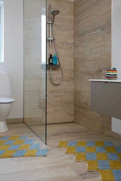 liv interior liv interior Hand-getüfteter Teppich SCALA, Blau/limone, – Produktbild 2 von 3