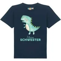 watabout kids watabout.kids T-Shirt Kinder Dinosaurier 03 Kleine Schwester, French navy, – Produktbild 1 von 1