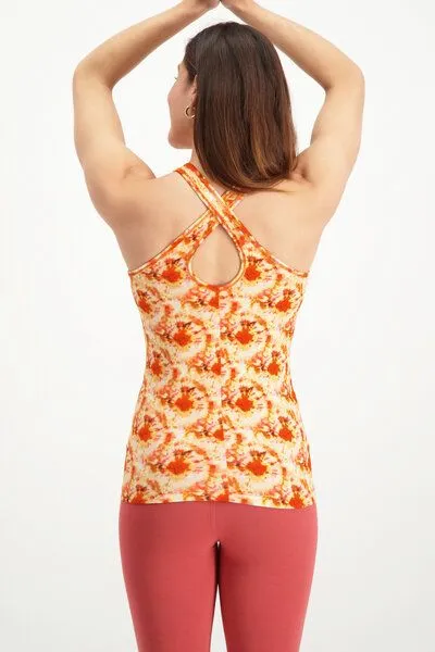 Urban Goddess Urban Goddess Prana Yoga Top Bambus, Summer dream (rot), – Produktbild 3 von 4
