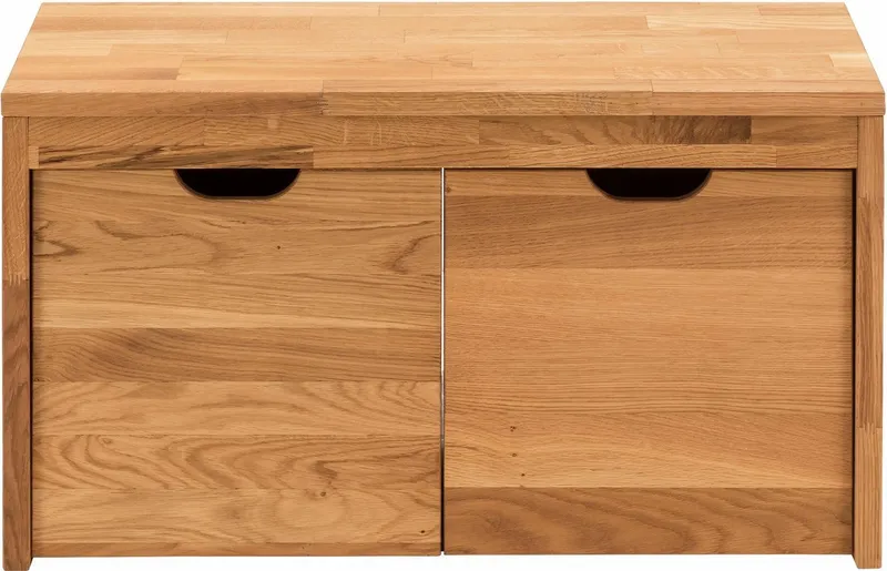 Home affaire Schuhbank Dura Schuhbank incl. Schubladen funktionell und stabil, Massivholz, Skandinavisches Design, Robust, stabil, FSC zertifiziert, Beige, – Produktbild 8 von 8