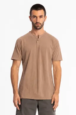 RAVENS VIEW IBIZA RAVENS VIEW IBIZA Herren vegan T-Shirt Dune In Taupe Braun – Produktbild 1 von 1