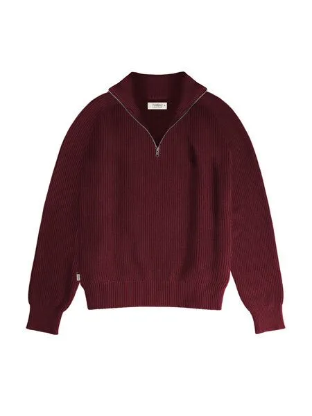 FUXBAU FUXBAU 4Seasons Frauen Troyer, Bordeaux, – Produktbild 3 von 4