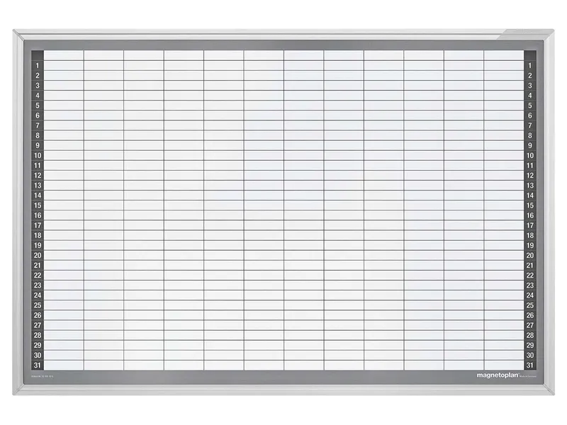 magnetoplan magnetoplan Whiteboard Plantafel, Monatsplaner mit Tagesansicht – Produktbild 2 von 3