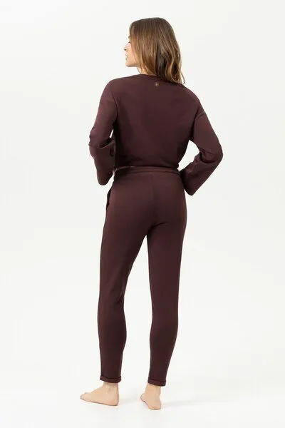 Soulwear Soulwear Yogahose | hoher Tragekomfort | Comfy Comfort, Hot maroon, – Produktbild 2 von 2
