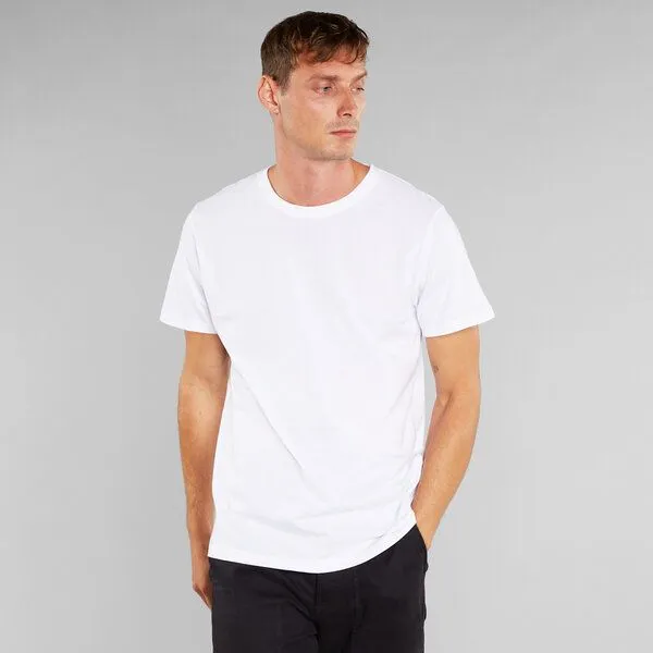 Dedicated DEDICATED T-Shirt aus Bio-Baumwolle "Stockholm Base", Weiss, – Produktbild 1 von 2