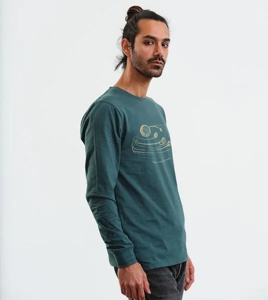 Gary Mash GARY MASH Langarmshirt Scott Atmosphere aus Biobaumwolle, Grün, – Produktbild 1 von 4