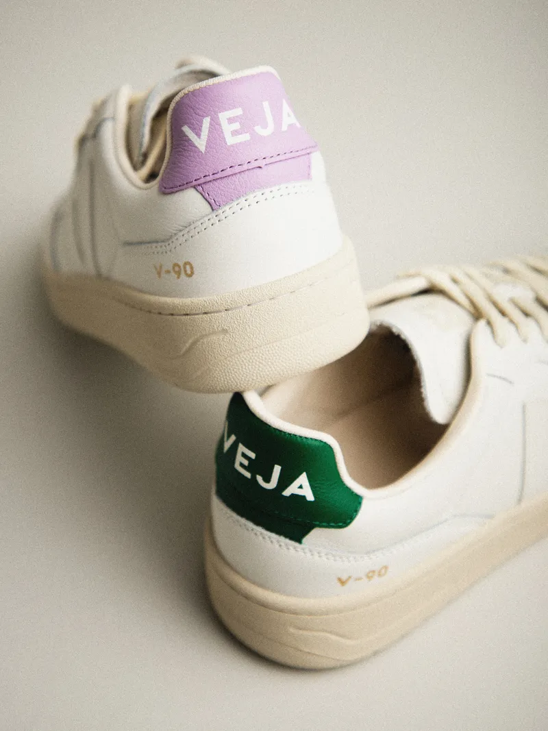 Veja Veja V-90 Leather, Extra white / orchid, – Produktbild 2 von 2
