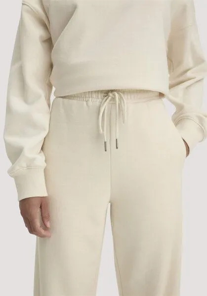 hessnatur hessnatur Sweathose Wide Leg Relaxed aus Bio-Baumwolle mit Recycling-Baumwolle, Natur, – Produktbild 2 von 4