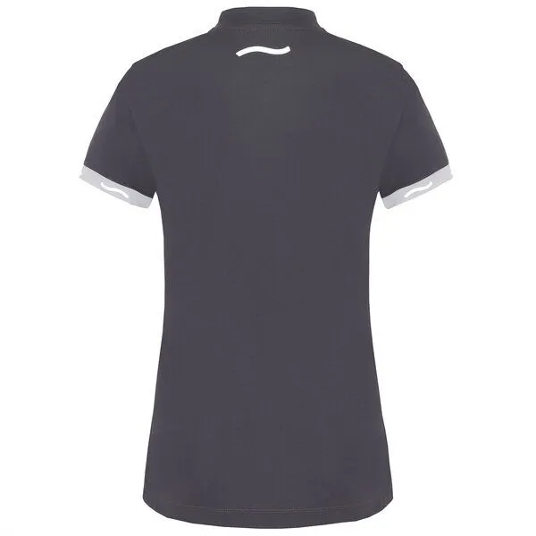 TAO Sportswear TAO Sportswear Atmungsaktives Damen Laufshirt Kanja mit Zip, Grau, – Produktbild 2 von 3