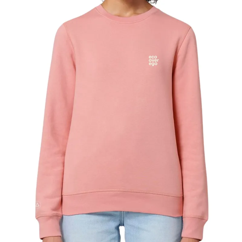 Inaska Inaska Herren vegan Sweatshirt Unisex Eco Soft Statement Rosa Creme, Rosa, – Produktbild 1 von 1