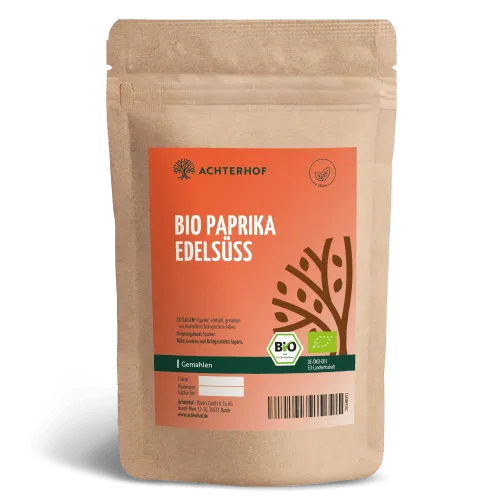vom Achterhof Bio Paprika edelsüß gemahlen (500g) – Produktbild 1 von 1