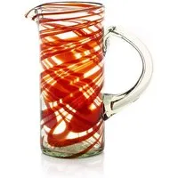 GLOBO Fair Trade GLOBO Fair Trade Krug LIMONADA aus Recyclingglas, mundgeblasen, verschiedene Designs, Fuego, – Produktbild 1 von 1
