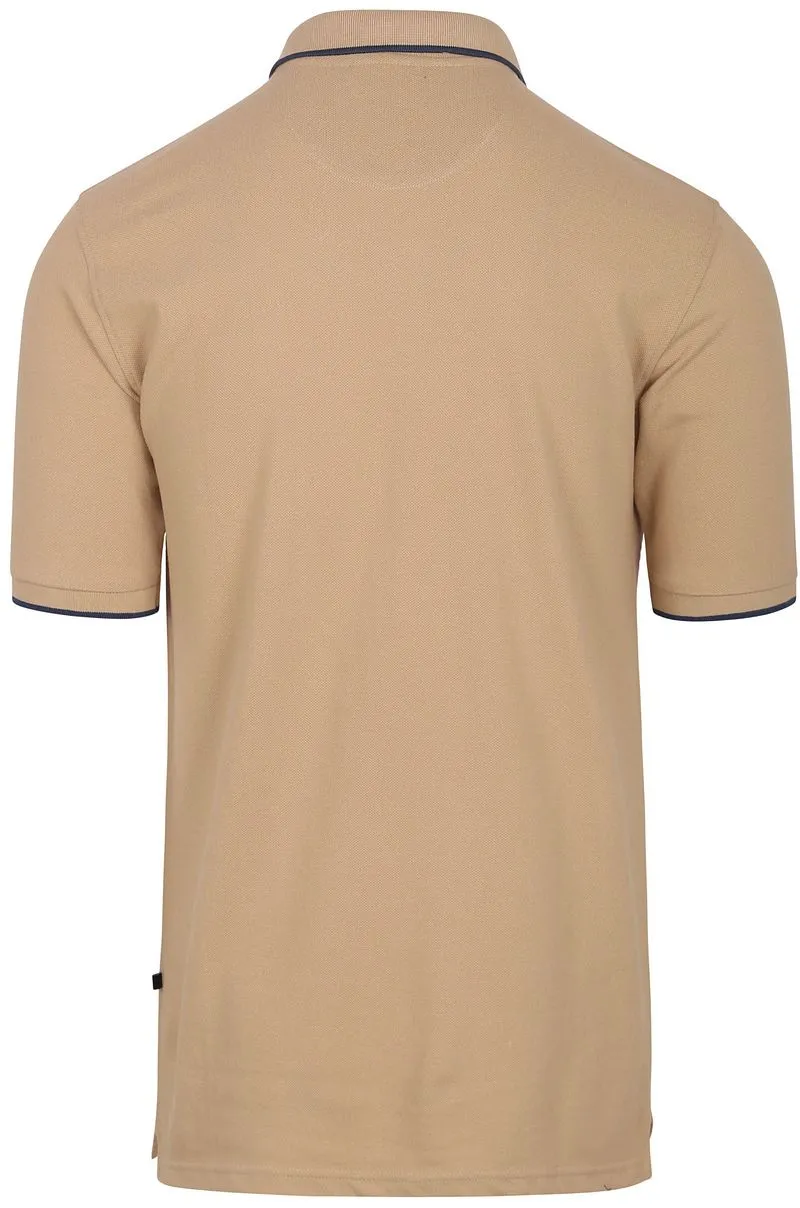 Suitable Suitable Respect Poloshirt Tip Ferry Beige - Größe M, Beige, – Produktbild 1 von 2