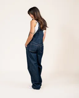 Kuyichi Kuyichi Damen vegan Latzhose Jonna Dunkelblau – Produktbild 1 von 1
