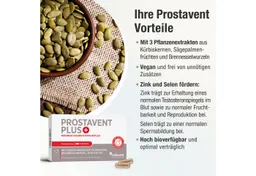 Cellavent Healthcare Cellavent Healthcare Prostata Komplex Kapseln - Prostavent PLUS 3 Monate – Produktbild 1 von 1
